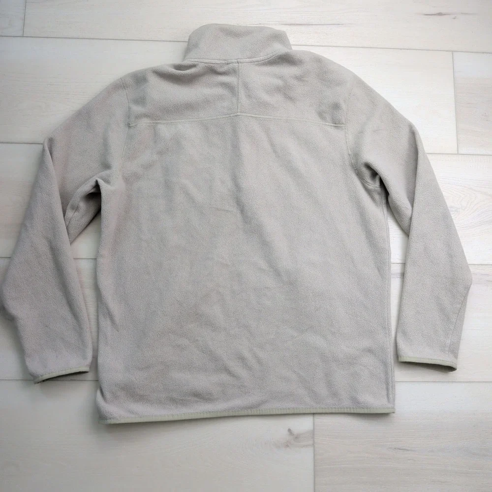 The North Face TKA 100 Glacier Quarter Zip Mens XL Fleece Pullover Tan
